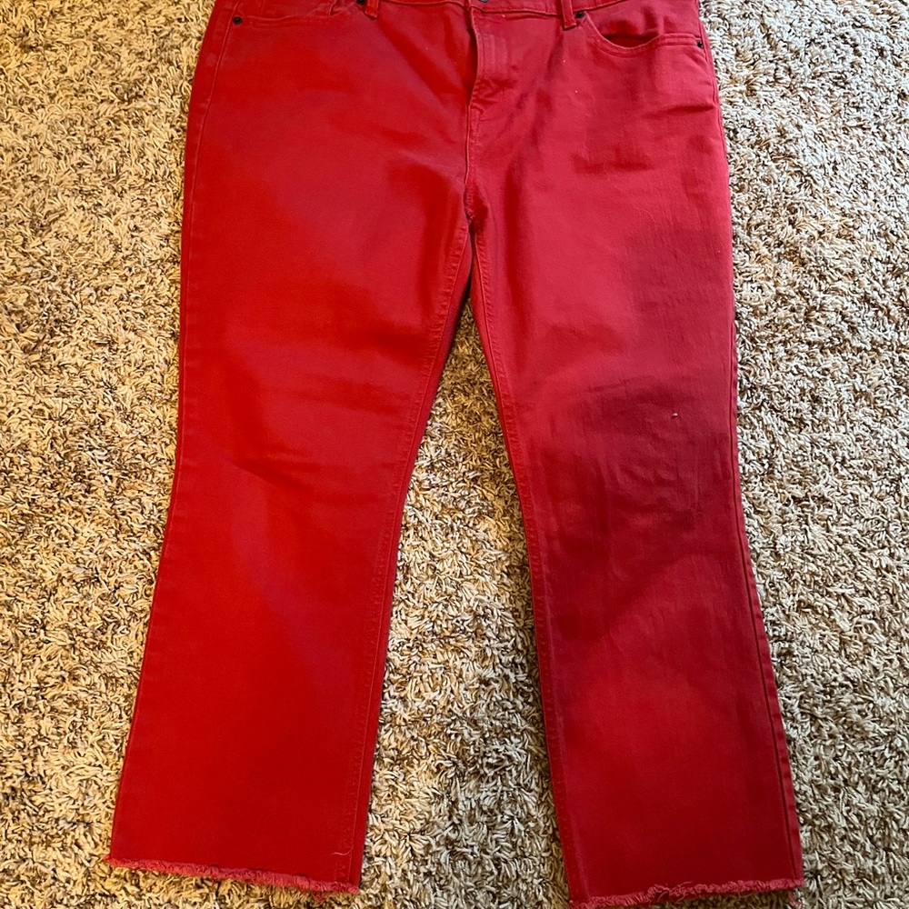 Old Navy Red Jean